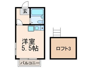 グレイスハイム白糸台の物件間取画像